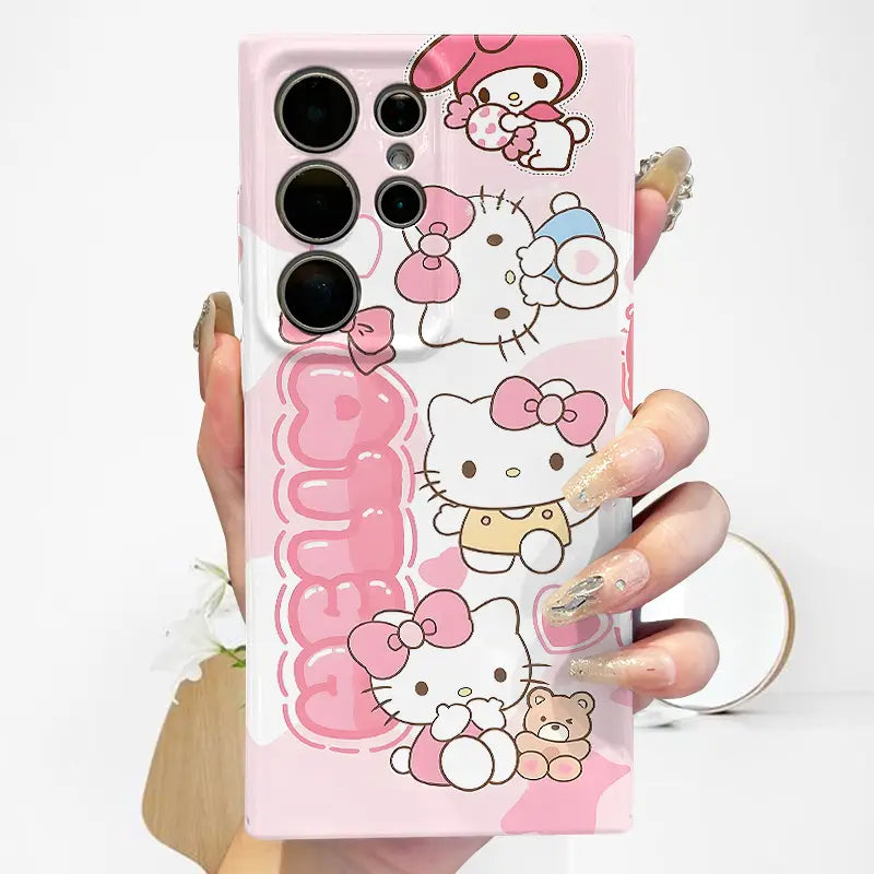 Cute Melody Shockproof Phone Case - Samsung