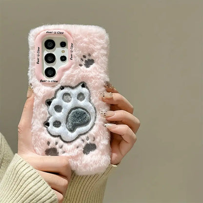 Furry Paw Phone Case - Samsung