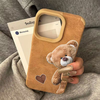 Snuggle Heart Warm Teddy Case