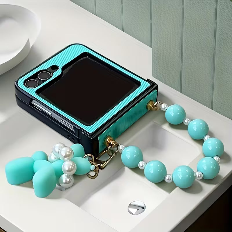 Galaxy Z Flip Series Luxury Beaded Designer Balloon Case