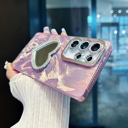 Crystal Love Mirror Case