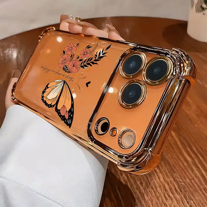 Radiant Floral Butterfly Elegance Case