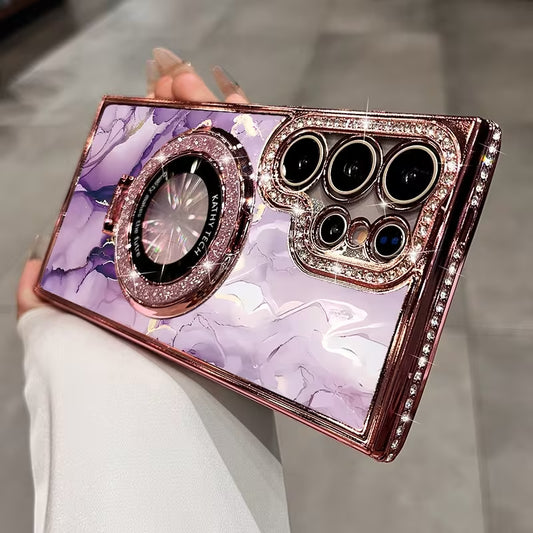 Aurora Marble Crystal Case