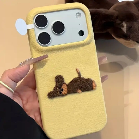 Cozy Fluffy Puppy Comfort Case