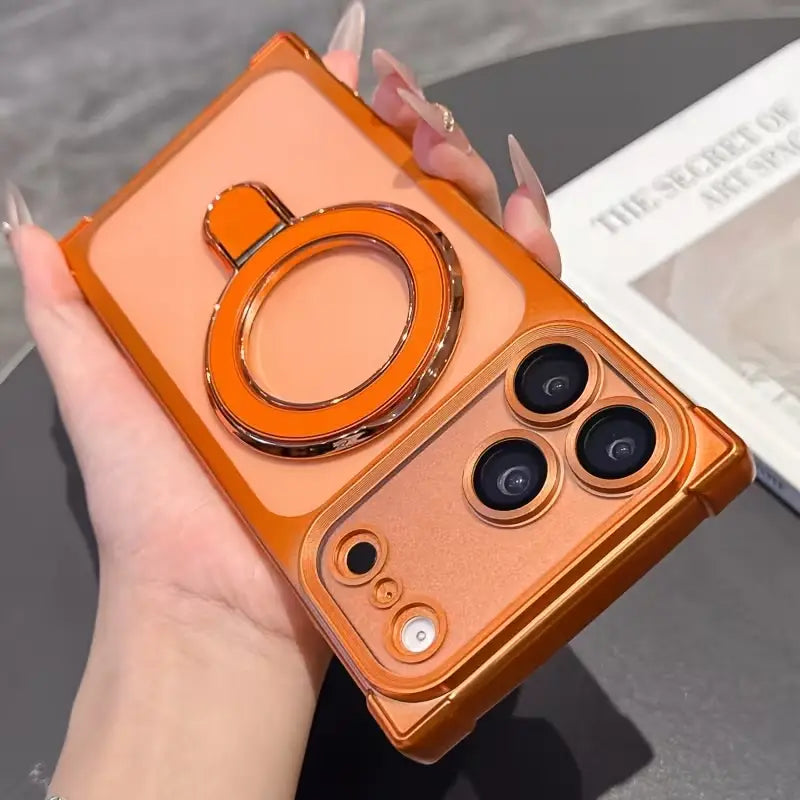 Phoenix Glow Metal Ring Case
