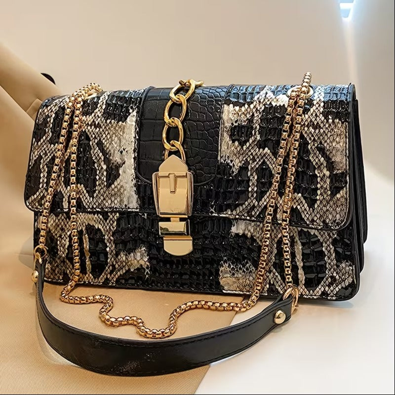 Croco-Snake Fusion Bag