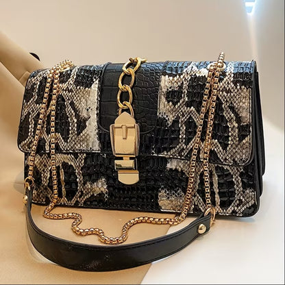 Croco-Snake Fusion Bag