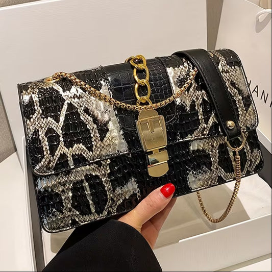 Croco-Snake Fusion Bag