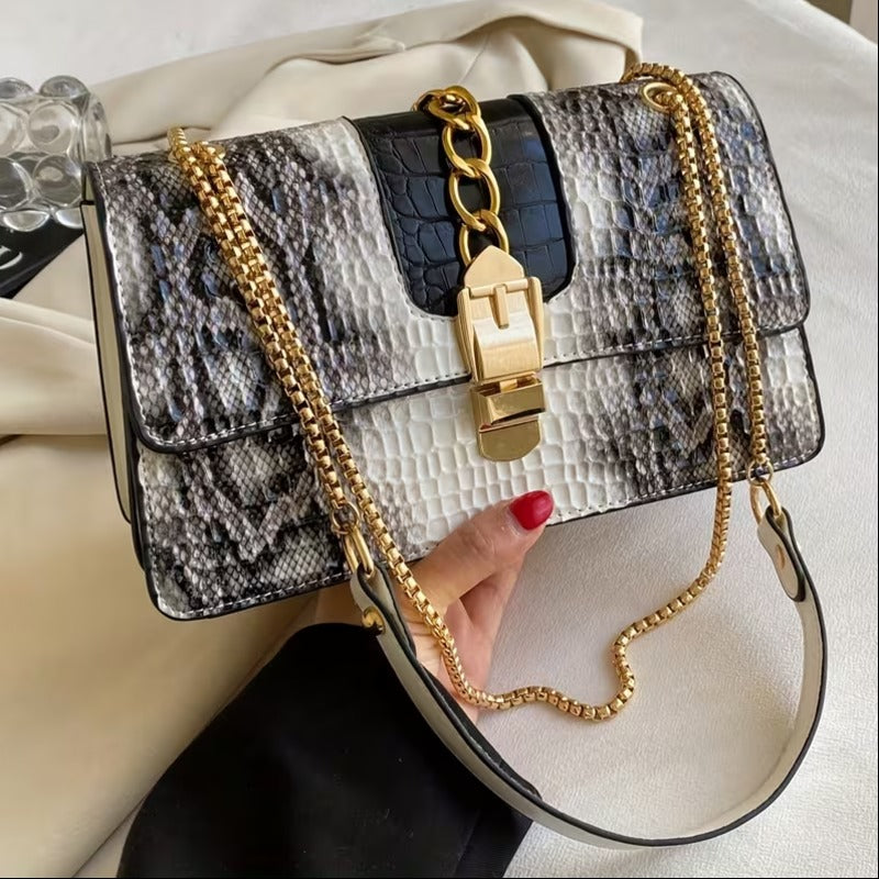 Croco-Snake Fusion Bag