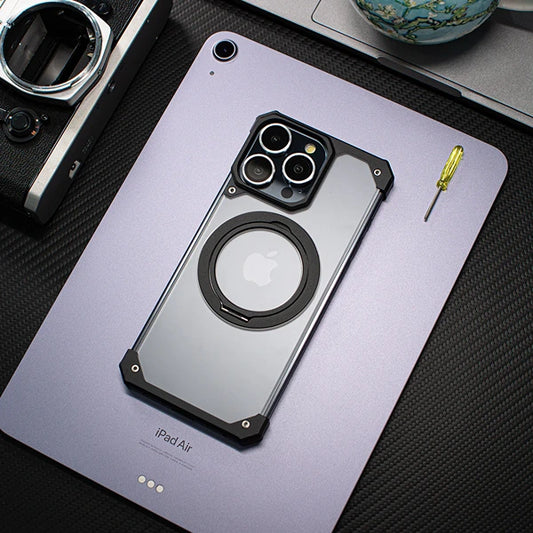 Assembled Magnetic Fulcrum Bracket Case - iPhone