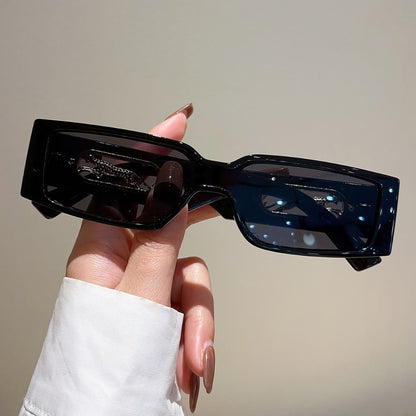 Cheetah Retro Rectangle Shades