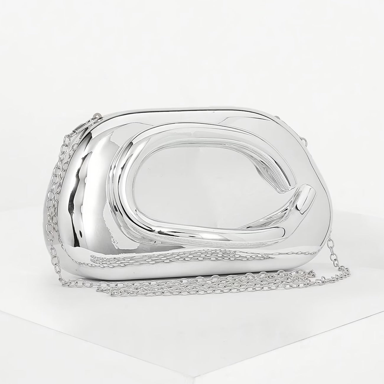 Sculpted Luxe Clutch