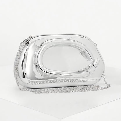 Sculpted Luxe Clutch