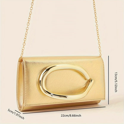 Luxe Arc Handle Clutch