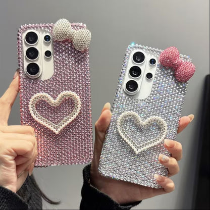 Diamond Heart Bow Luxe Case