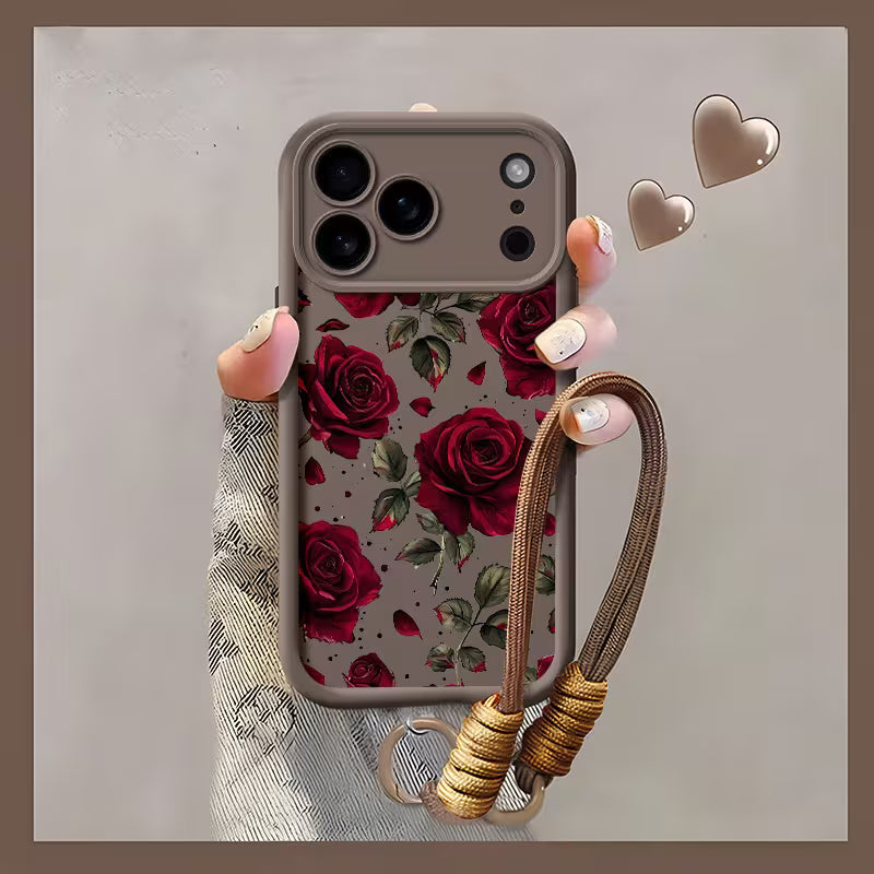 Wine Crush Rose Aesthetic Case