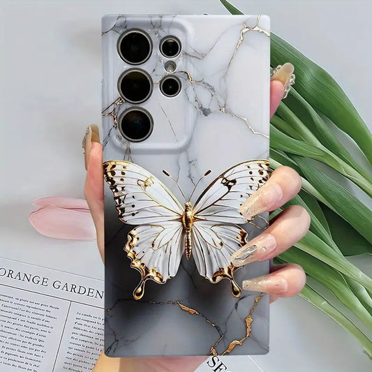 Elegant Butterfly Texture Phone Case - Samsung