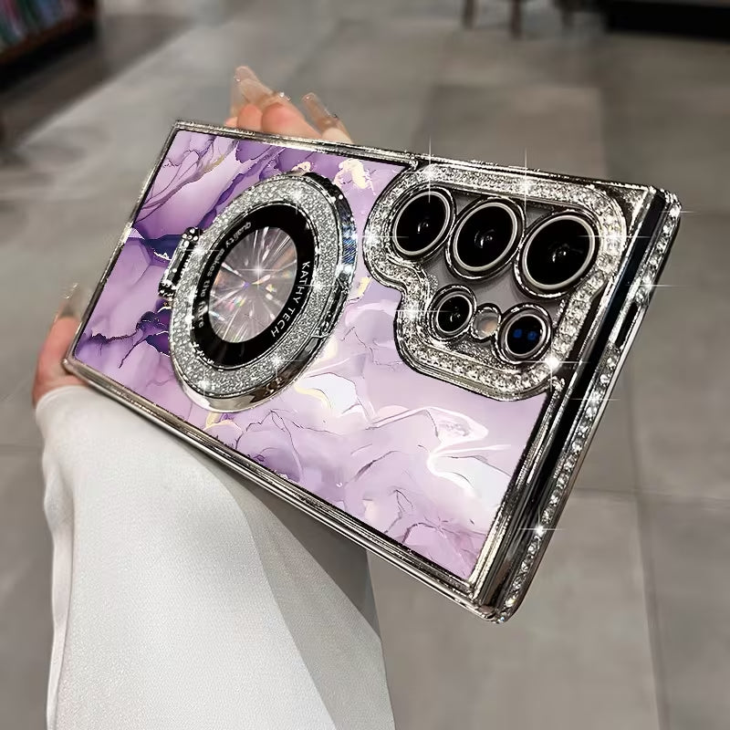 Aurora Marble Crystal Case