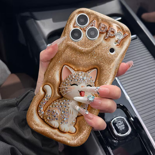 Bling Cat Statement Case