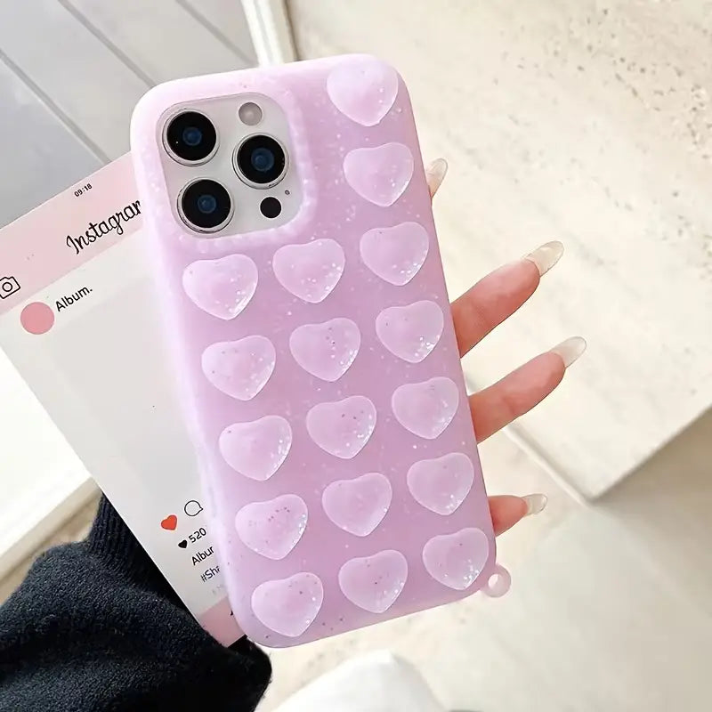 Romantic Pastel Heart Case