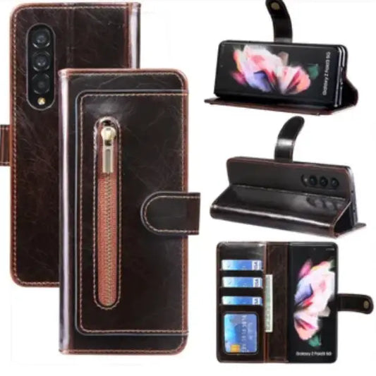 Elegant Foldable Zipper Cover - Samsung