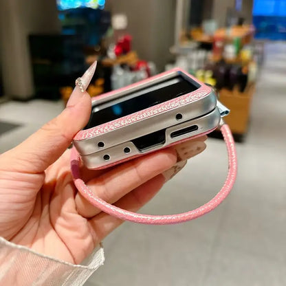 Elegant Blush Leather Case