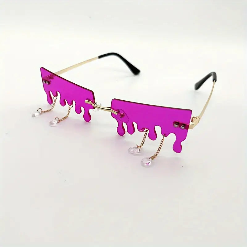 Square Melting Design Sunglasses