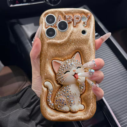 Bling Cat Statement Case