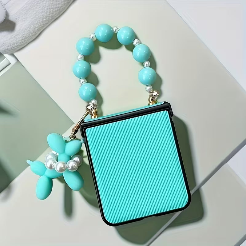 Galaxy Z Flip Series Luxury Beaded Designer Balloon Case