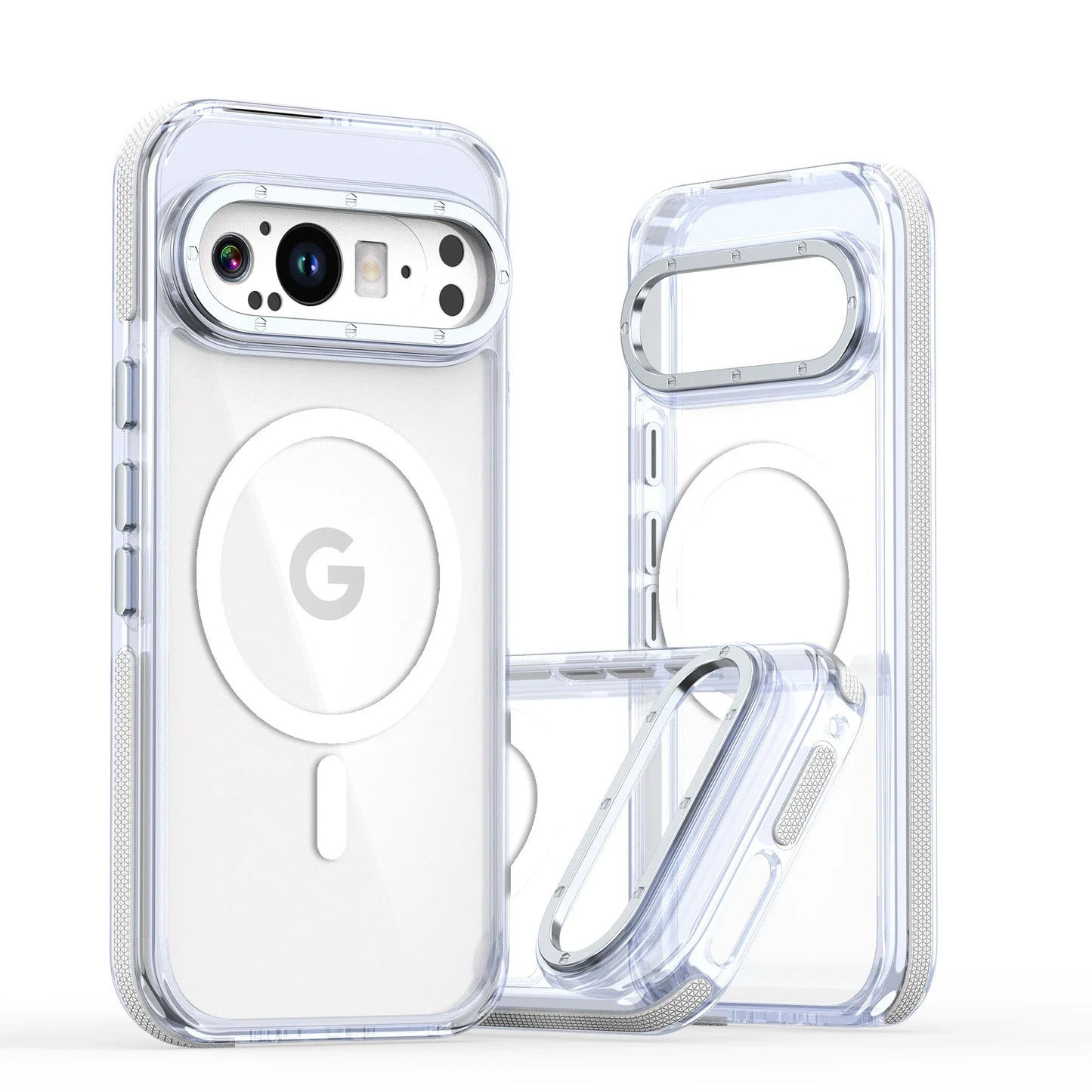 Sleek Clear MagSafe Protective Case- Google Pixel
