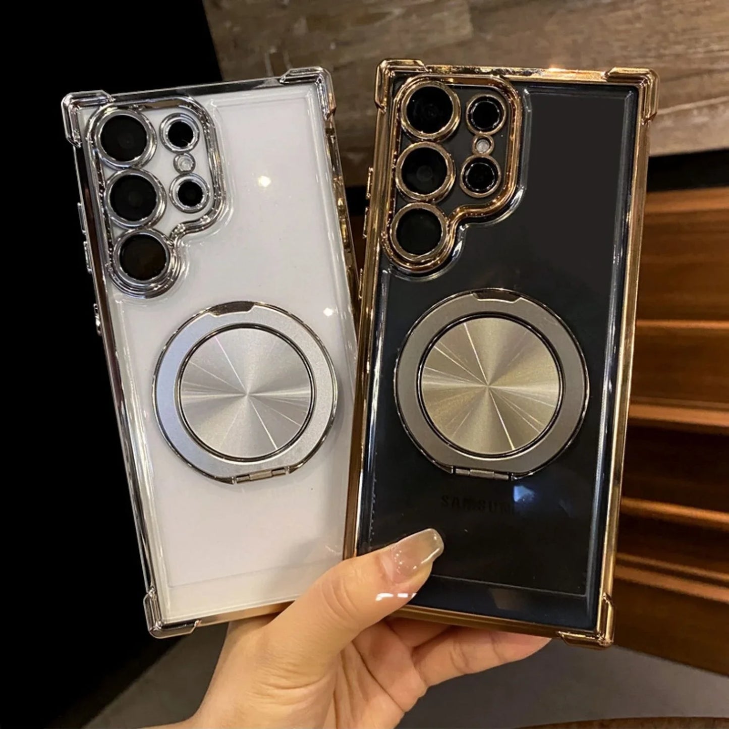 Luxurious Glow Hybrid Frame Case - Samsung