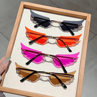 Wing-Shaped Fashion Sunglasses