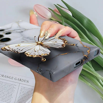 Elegant Butterfly Texture Phone Case - Samsung