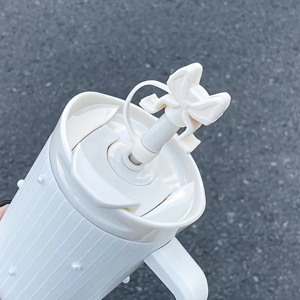 Snowflake Ribbed Insulated Tumbler