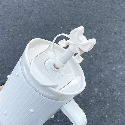 Snowflake Ribbed Insulated Tumbler