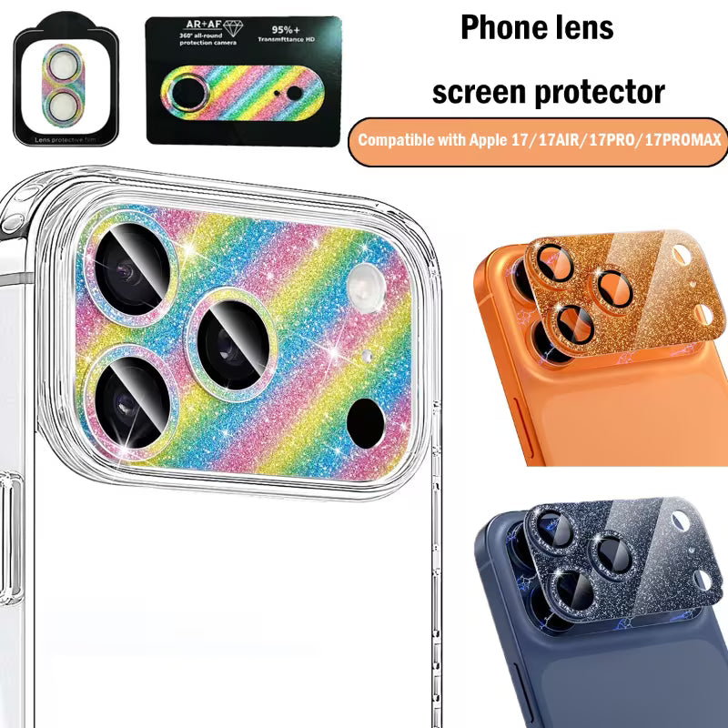 Golden Glitter Shield Lens Protector