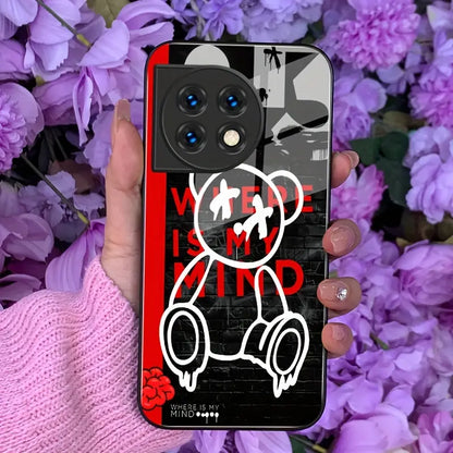 Mindful Bear Graphic Doodle Case - OnePlus