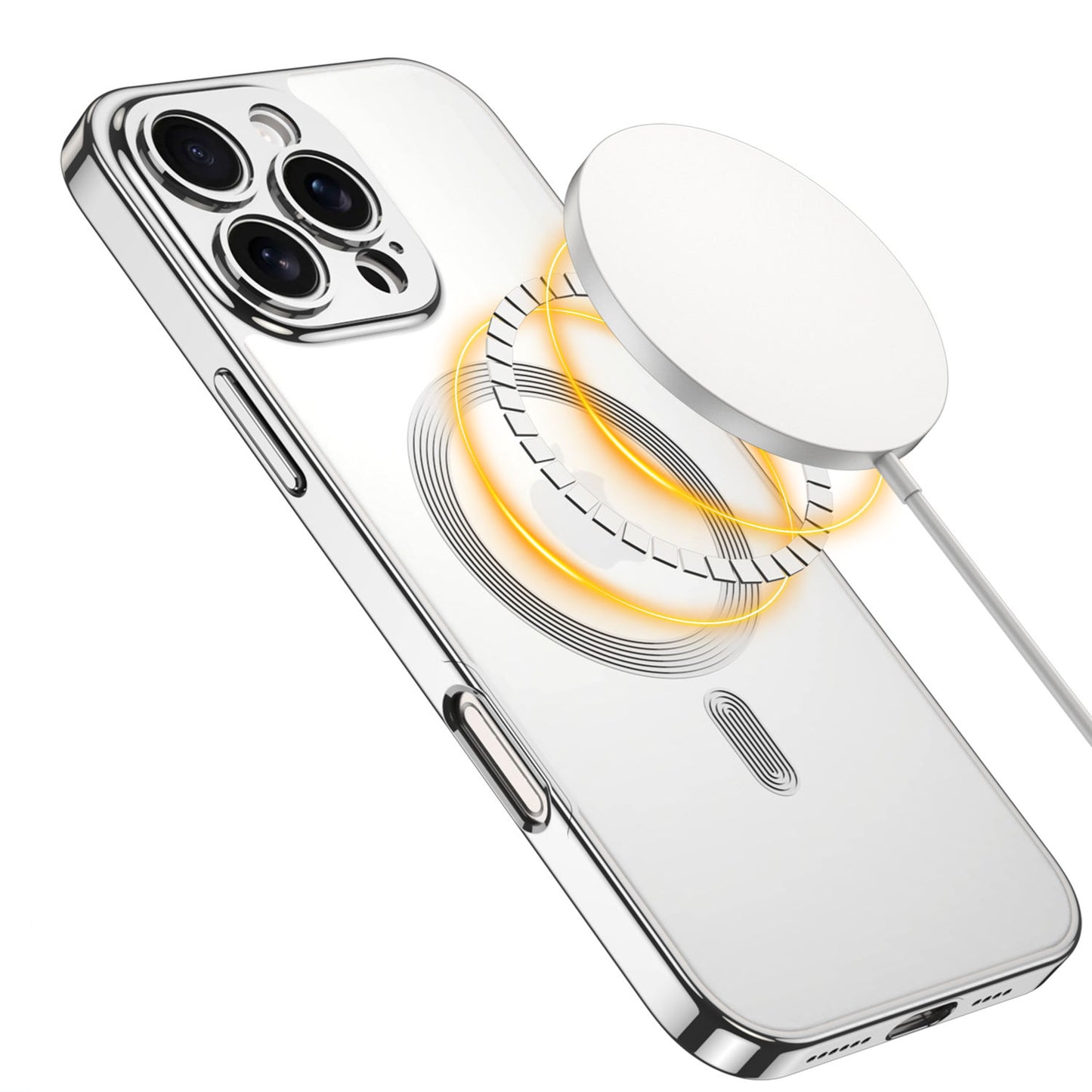 Enhanced Magnetic Transparent Frame Case - iPhone