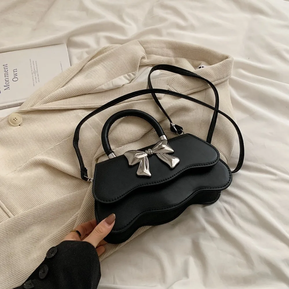 Bow-Accent Mini Handbag