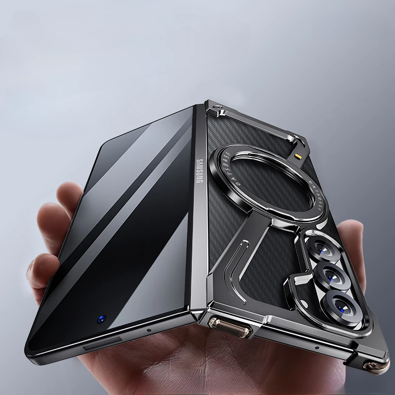 Galaxy Z Fold6 - Z-Shaped Frameless Magnetic Bracket Case