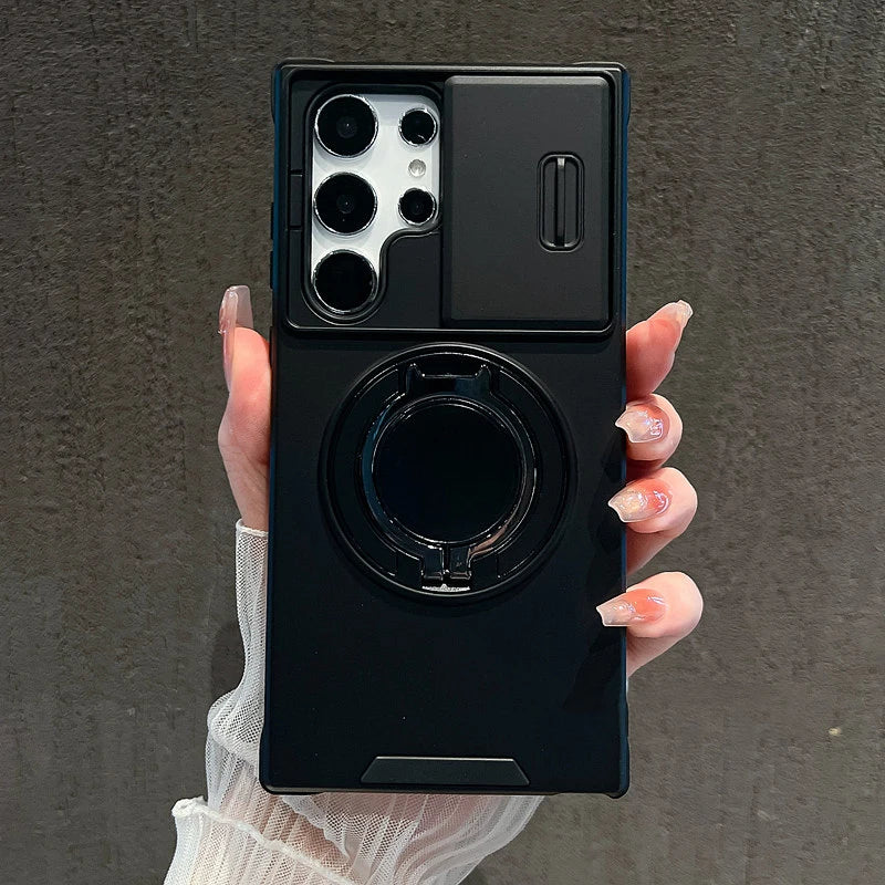 Tactical Kickstand Shockproof Camera Shield Case
