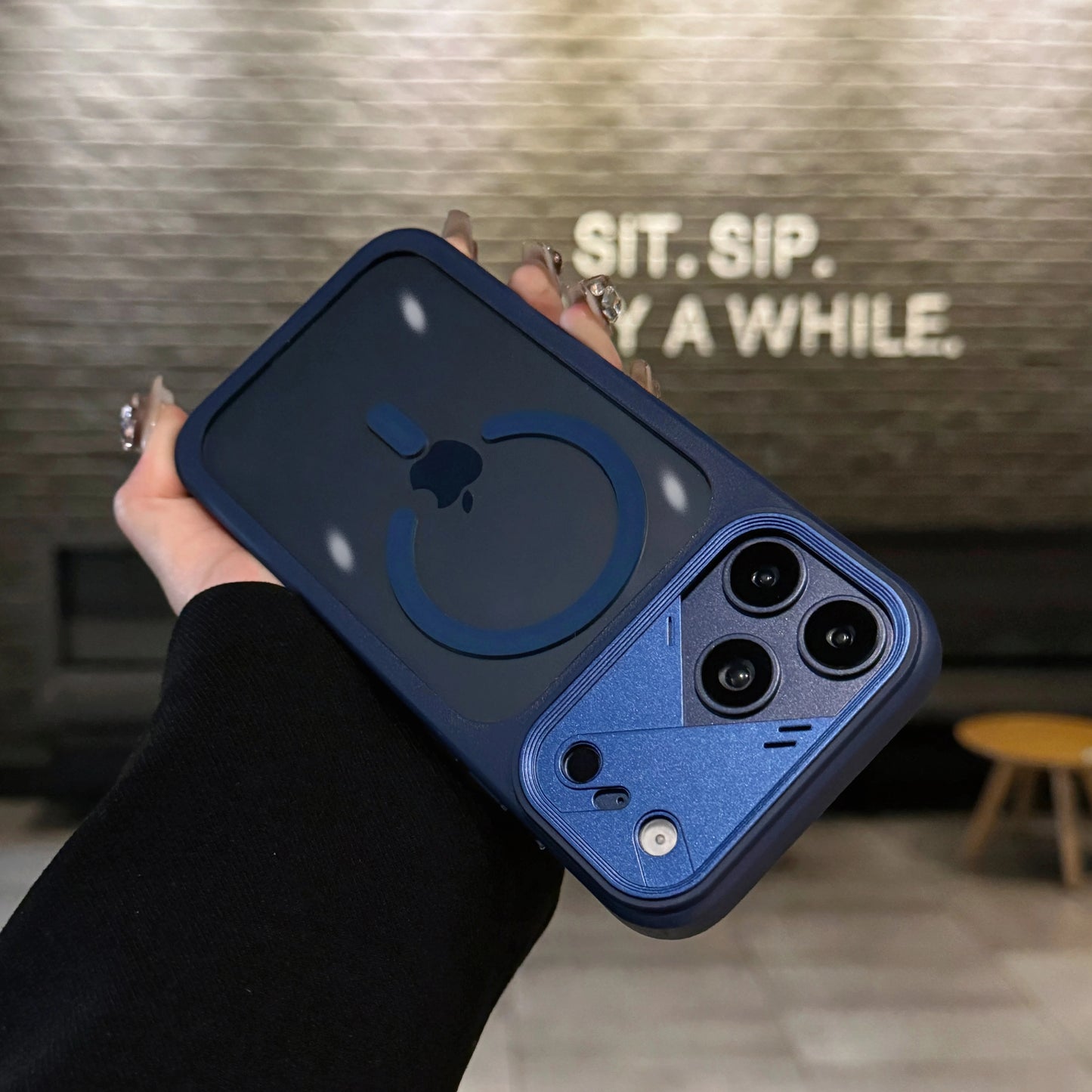 Frosted Shield MagSafe Camera Guard Case