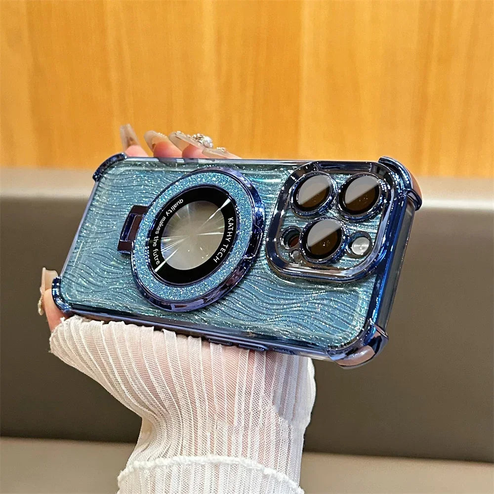 Luxury Sparkling Case with Holder