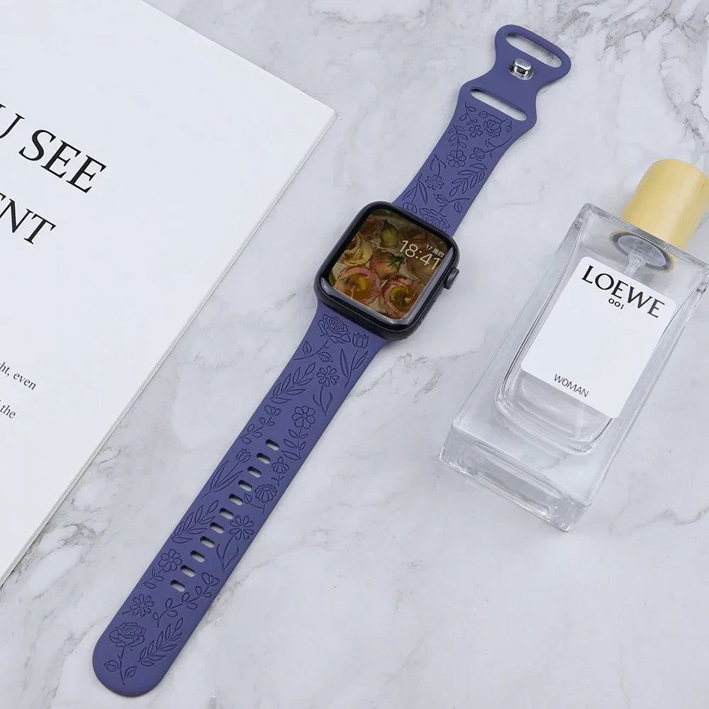 Nature-Inspired Silicone Watch Strap