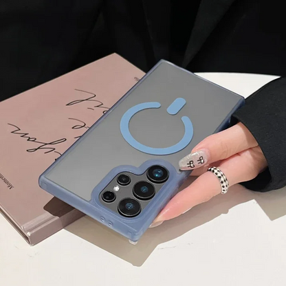 LuxShield Matte MagSafe Translucent Case - Samsung