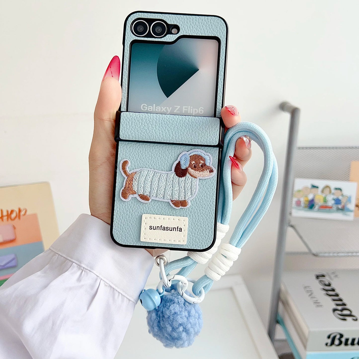 Cute Cartoon Playful Puppy Case - Samsung