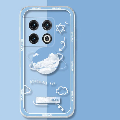 Whimsical Clouds Clear Case - OnePlus