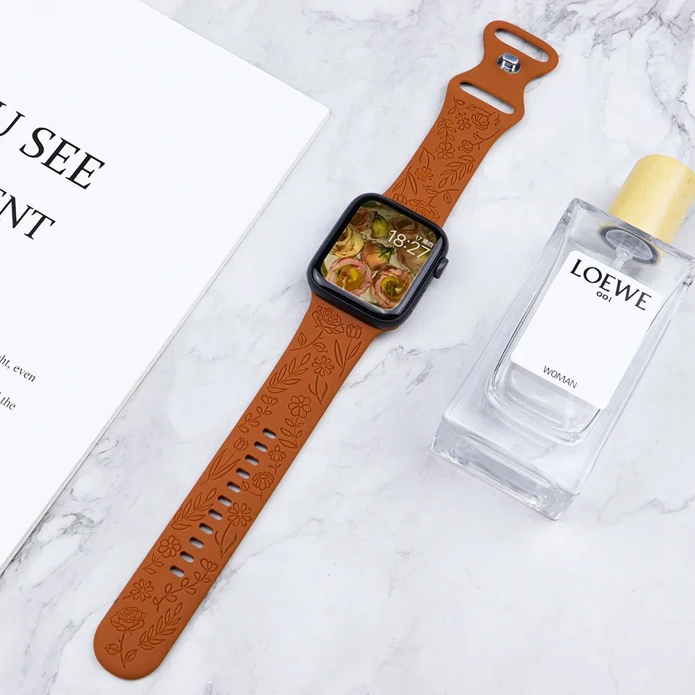 Nature-Inspired Silicone Watch Strap