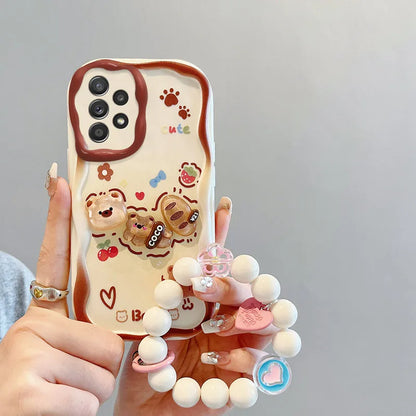 Cute Lucky Coco Bear Case - Samsung