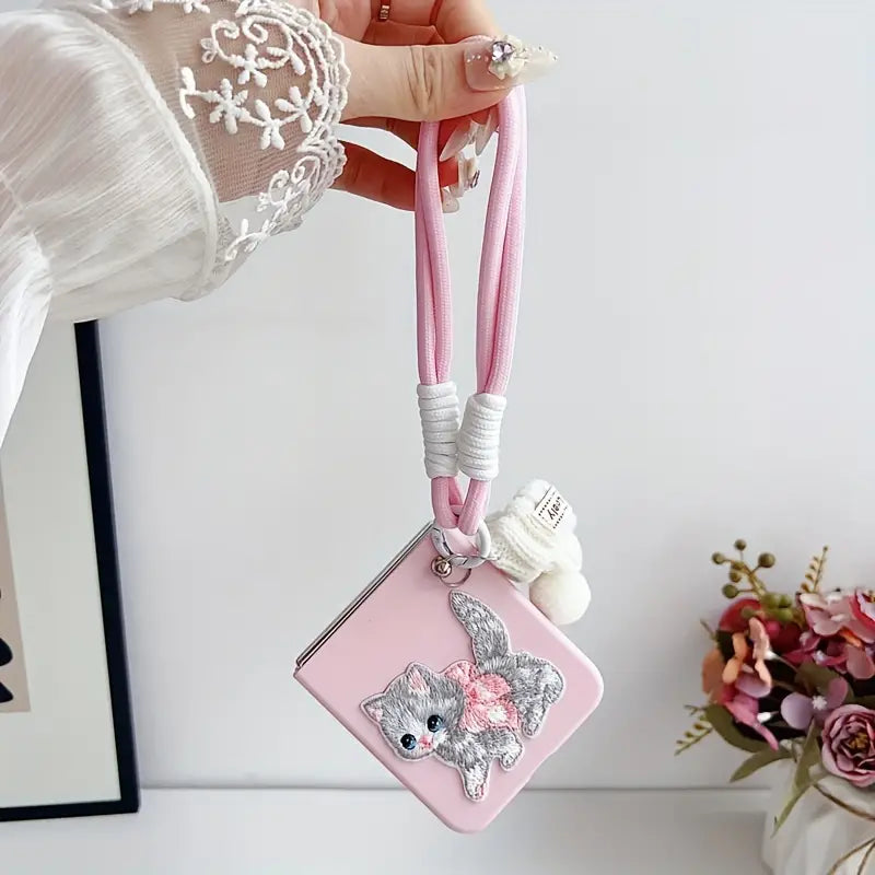 Cozy Kitten Charm Flip Case - Samsung